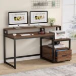Stylish Modern MS Frame Computer Desk-04