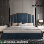 Stylish Bed C-188– High-Quality Wooden Bed in Bangladesh