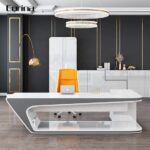 Stylish Office Table C-133 | MDF Desk | High-Quality Office Furniture | Tradco