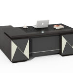 Stylish Office Table C-137 | Premium Melamine Laminated Board | Modern Office Furniture | Tradco
