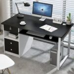Stylish Office Table C-153 | Melamine + MS Office Table in Bangladesh