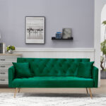 Stylish 3 Seater Sofa Sofa-09 – Mehegony Wood | Custom Color